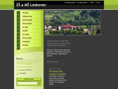 Nhled www strnek http://www.zsleskovec.cz