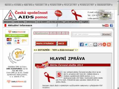 Nhled www strnek http://www.aids-pomoc.cz