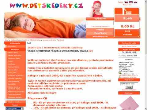 Nhled www strnek http://www.detskedeky.cz