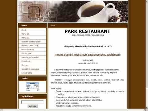 Nhled www strnek http://www.parkrestaurant.eu