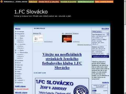 Nhled www strnek http://fc-slovacko.webgarden.cz/