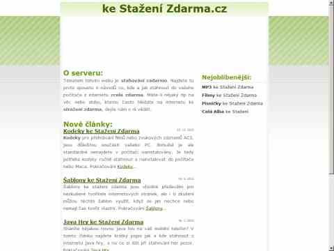 Nhled www strnek http://ke-stazeni-zdarma.cz/