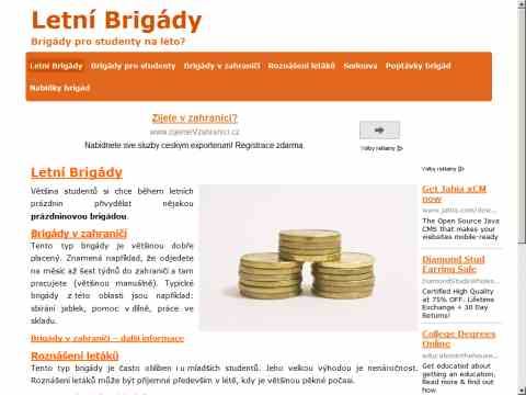 Nhled www strnek http://www.letni-brigady.cz/
