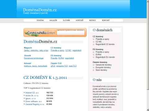 Nhled www strnek http://www.domena-domen.cz