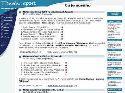 Nhled www strnek http://www.dancesport.cz/