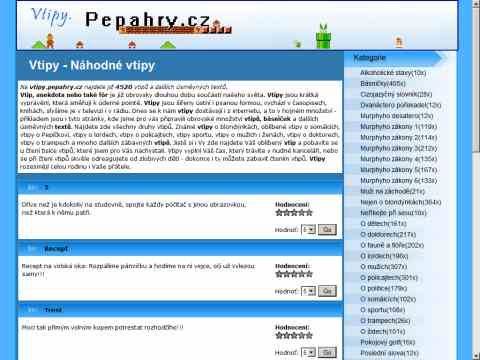 Nhled www strnek http://vtipy.pepahry.cz