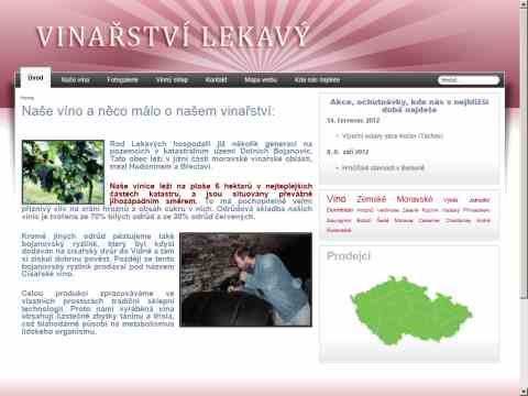 Nhled www strnek http://www.vinarstvi-lekavy.cz