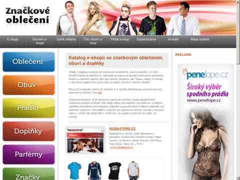 Nhled www strnek http://www.znackove-obleceni.cz