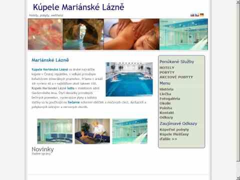 Nhled www strnek http://kupele.marianske.cz/