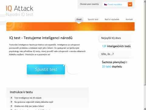 Nhled www strnek http://www.iq-attack.cz/