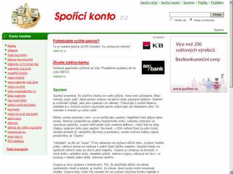 Nhled www strnek http://www.sporicikonto.cz