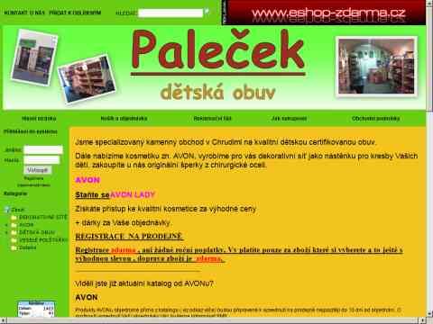 Nhled www strnek http://www.palecek.eshop-zdarma.cz/