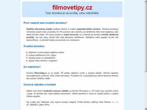 Nhled www strnek http://www.filmovetipy.cz/