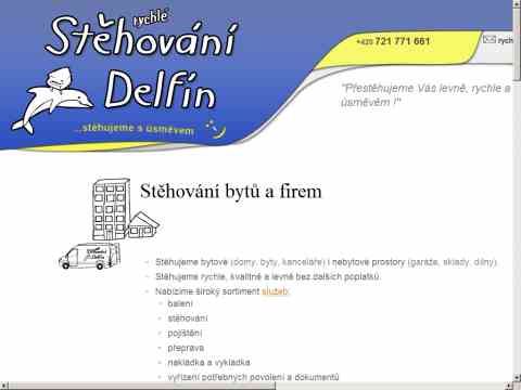 Nhled www strnek http://www.stehovani-delfin.cz