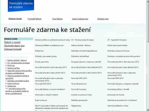 Nhled www strnek http://formulare-ke-stazeni-zdarma.cz/