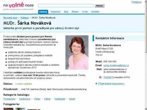 Nhled www strnek http://www.sarkanovakova.cz