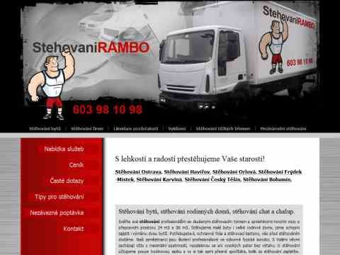 Nhled www strnek http://www.stehovanirambo.cz