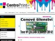 Náhled www stránek http://www.centroprint.cz