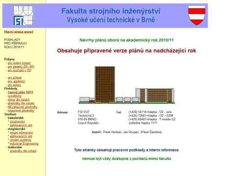 Nhled www strnek http://www2.fme.vutbr.cz/KTVS/FLORBAL/index.html