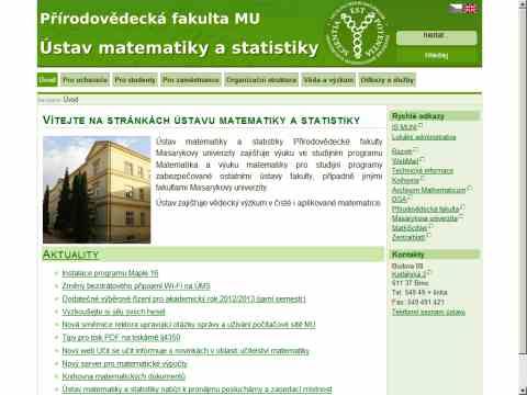 Nhled www strnek http://www.math.muni.cz/~krumnikl/slavk99.htm