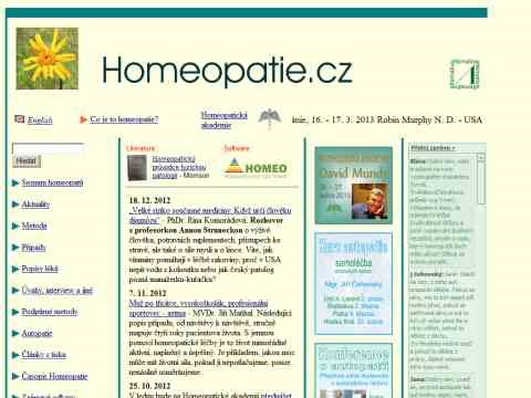 Nhled www strnek http://www.homeopatie.cz