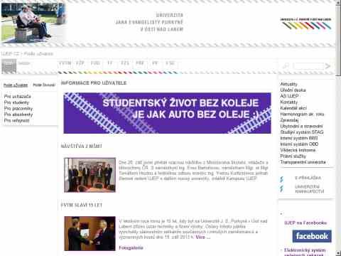Nhled www strnek http://www.ujep.cz
