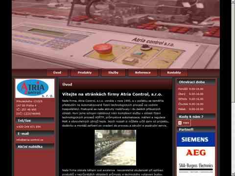 Nhled www strnek http://www.atria-control.cz