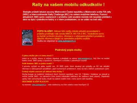 Nhled www strnek http://www.rally-live.cz