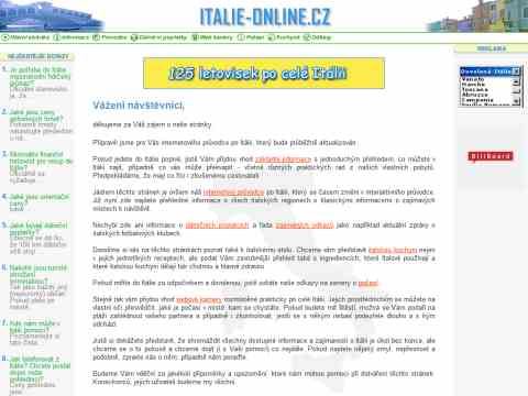 Nhled www strnek http://www.italie-online.cz