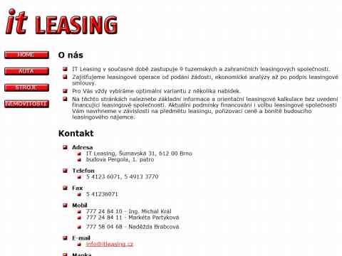 Nhled www strnek http://www.itleasing.cz