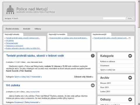 Nhled www strnek http://www.policenadmetuji.cz