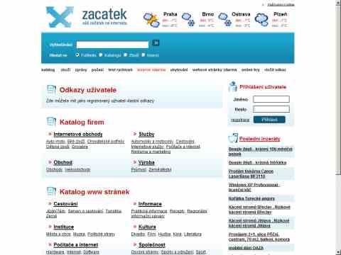 Nhled www strnek http://www.zacatek.cz