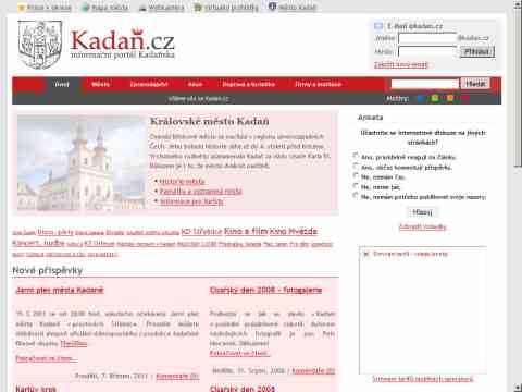 Nhled www strnek http://www.kadan.cz
