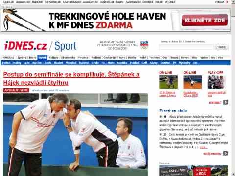 Nhled www strnek http://sport.idnes.cz