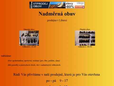 Nhled www strnek http://nadmerna-obuv.kvalitne.cz