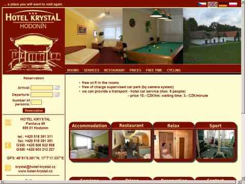 Nhled www strnek http://www.hotel-krystal.cz