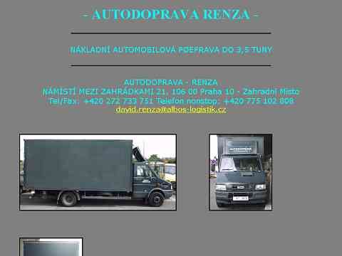 Nhled www strnek http://www.autodoprava-renza.cz