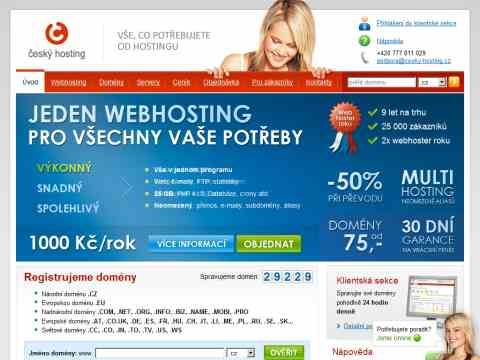 Nhled www strnek http://www.cesky-hosting.cz