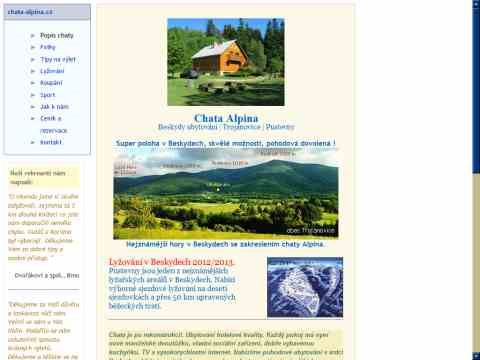 Nhled www strnek http://www.chata-alpina.cz