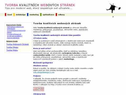 Nhled www strnek http://tvorba-www-stranek.kvalitne.cz/