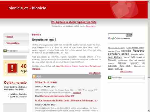 Nhled www strnek http://www.bionicle.cz/