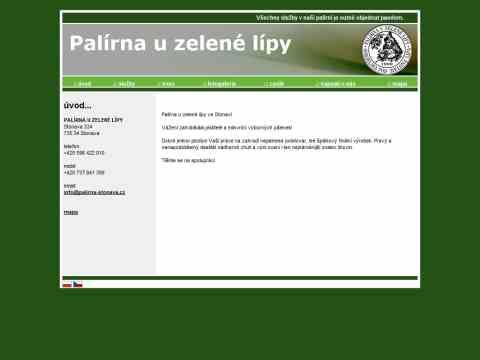 Nhled www strnek http://www.palirna-stonava.cz