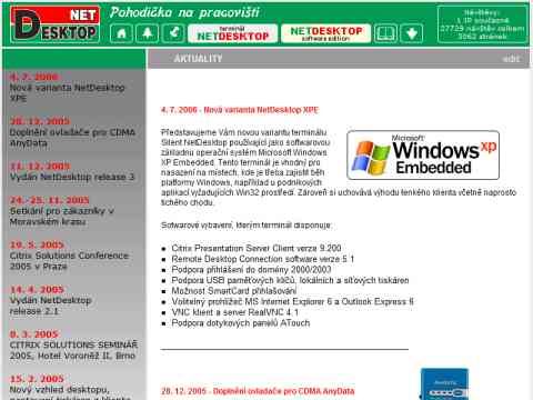 Nhled www strnek http://www.netdesktop.cz/cz/
