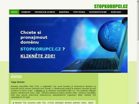 Nhled www strnek http://www.stopkorupci.cz