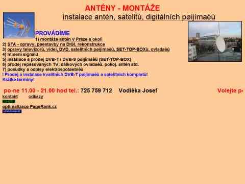 Nhled www strnek http://www.anteny-montaze.cz