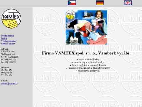 Nhled www strnek http://www.vamtex.cz