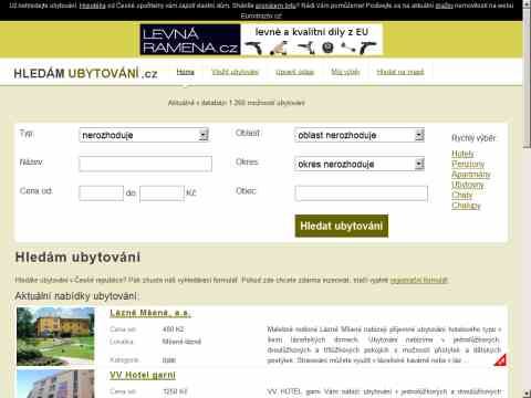 Nhled www strnek http://www.hledamubytovani.cz