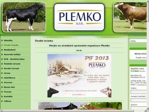 Nhled www strnek http://www.plemko.cz