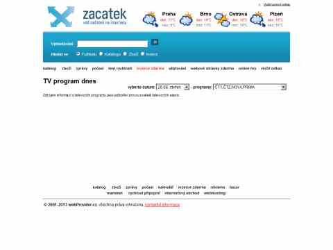 Nhled www strnek http://www.zacatek.cz/tv-program/