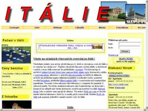 Nhled www strnek http://italie.iipardubice.cz